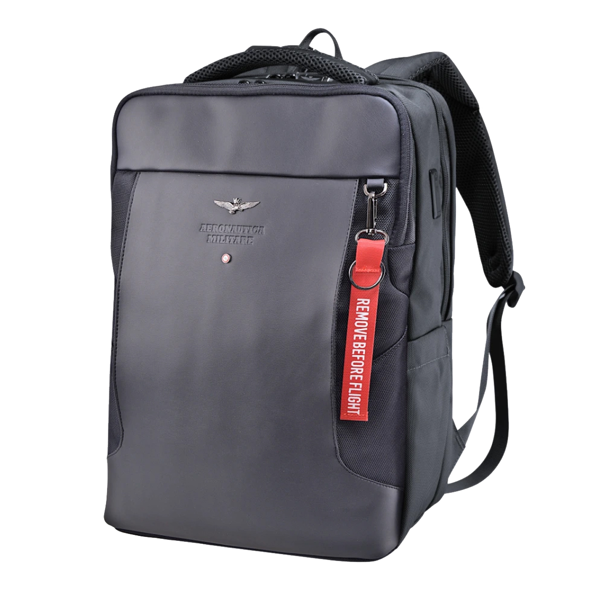 Aeronautica Militare Zaino Porta PC Bolt Nero - 1 Aeronautica Militare Zaino Porta PC Bolt Nero - 1