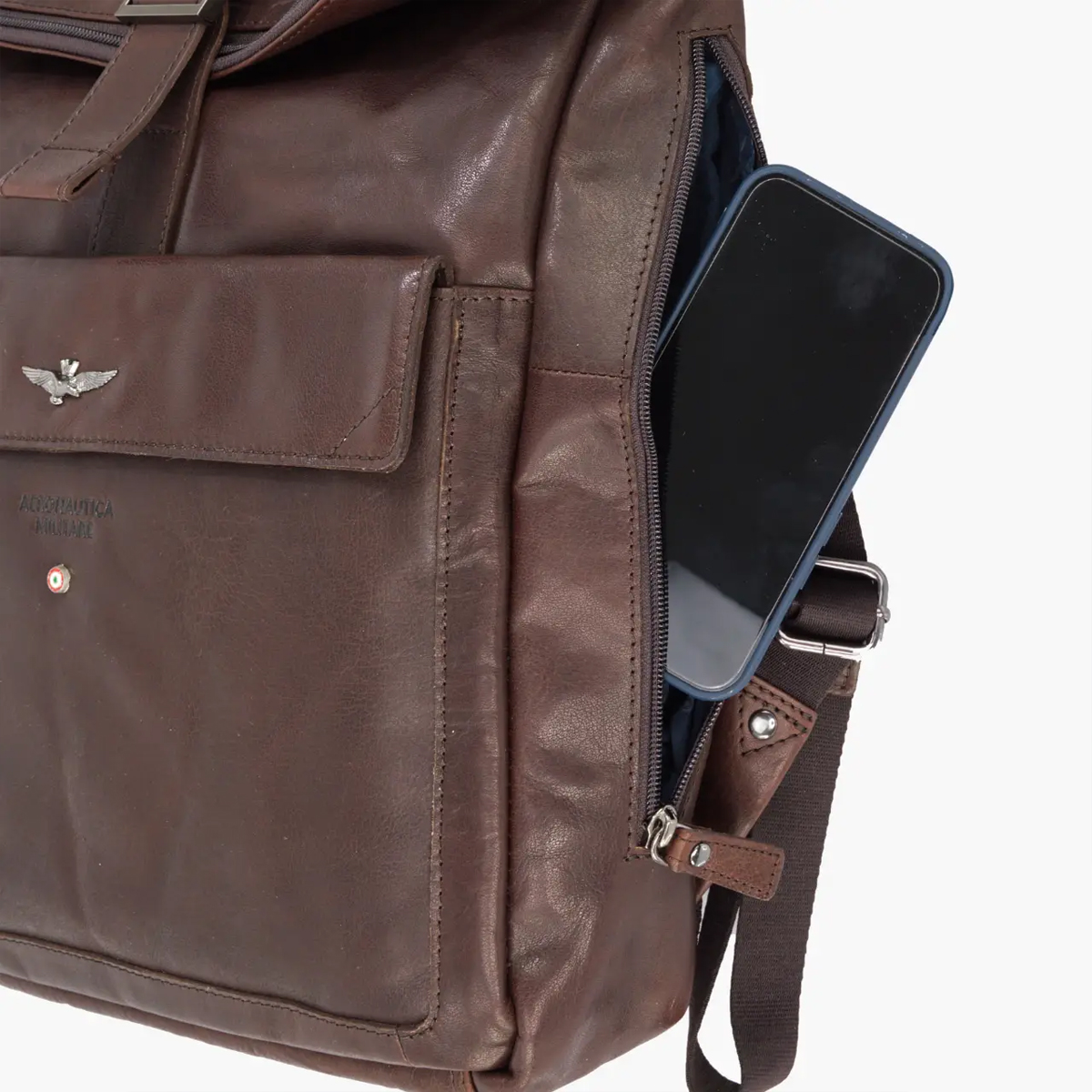 Aeronautica Militare Zaino Rolltop porta PC Vintage - 4