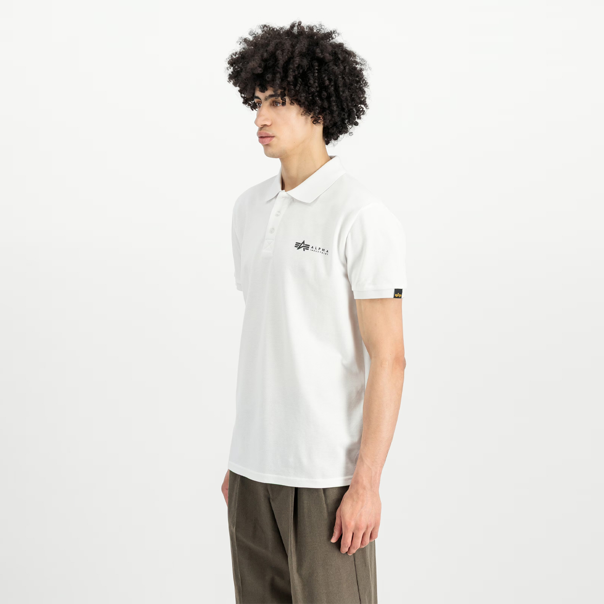 Alpha Industries Basic Small Logo Polo White - 3 Alpha Industries Basic Small Logo Polo White - 3