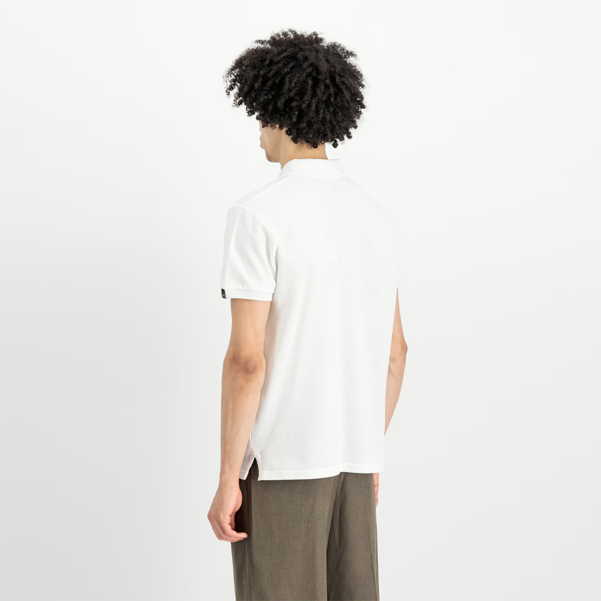 Alpha Industries Basic Small Logo Polo White - 4 Alpha Industries Basic Small Logo Polo White - 4