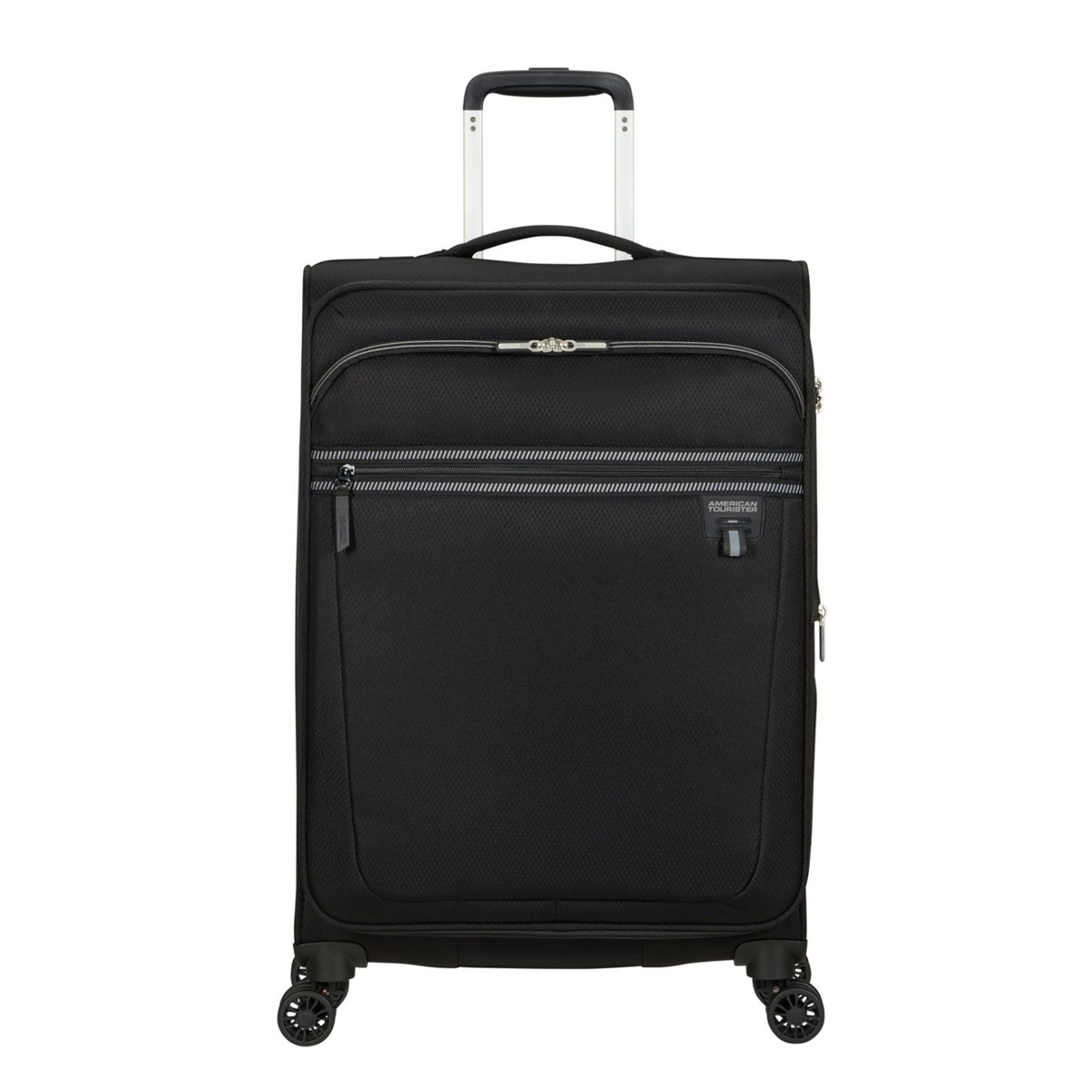 American Tourister Trolley Medio Aerospin Spinner Exp. 69 cm Black - 1 American Tourister Trolley Medio Aerospin Spinner Exp. 69 cm Black - 1