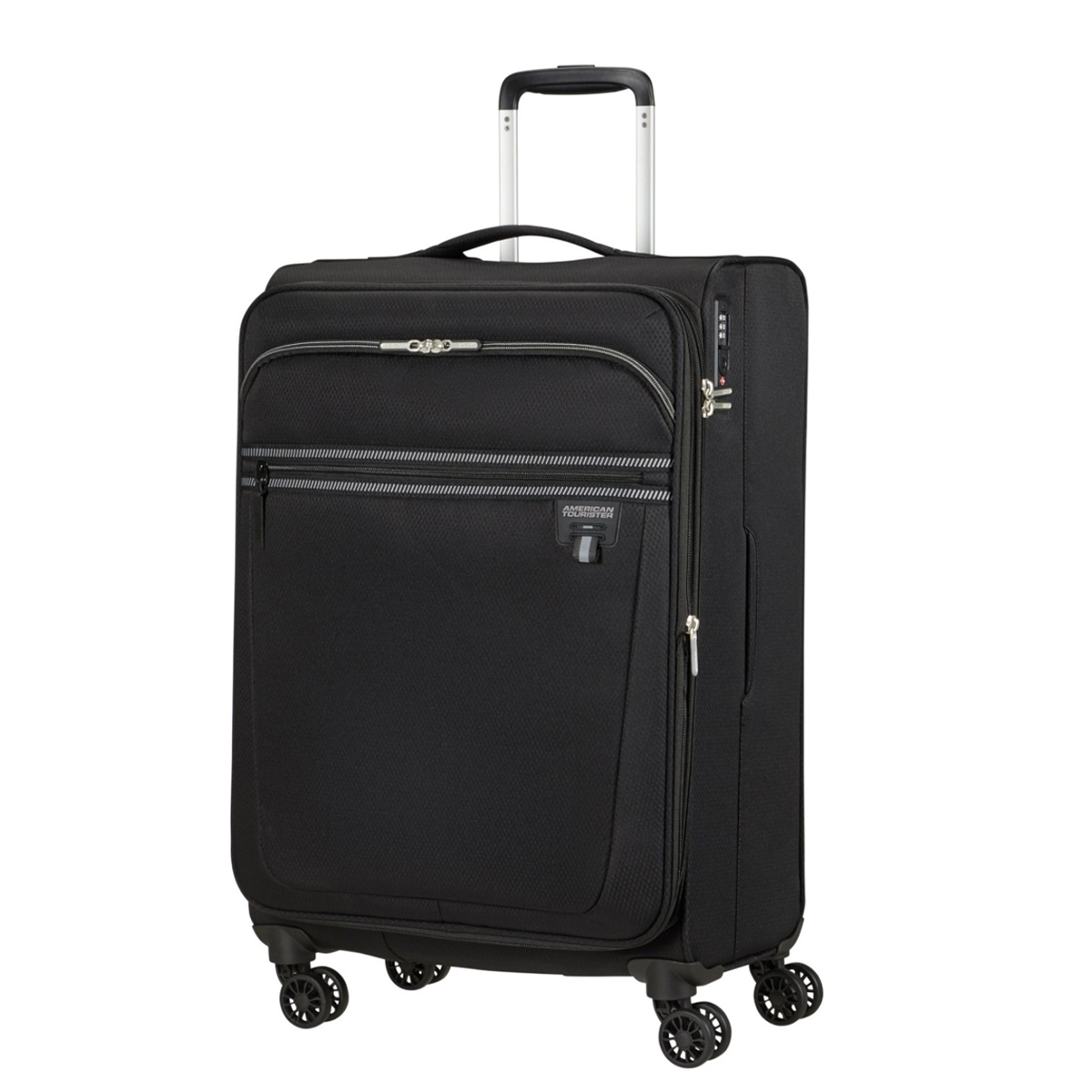 American Tourister Trolley Medio Aerospin Spinner Exp. 69 cm Black - 2 American Tourister Trolley Medio Aerospin Spinner Exp. 69 cm Black - 2