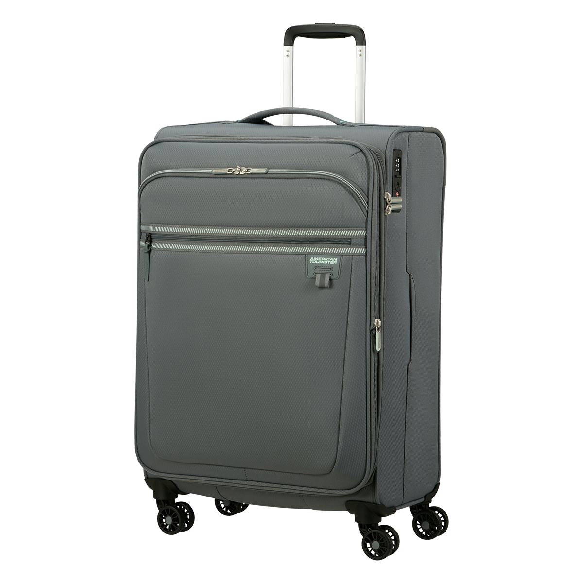 American Tourister Aerospin Spinner Exp. 69 cm Stone Basalt Medium Suitcase - 2 American Tourister Aerospin Spinner Exp. 69 cm Stone Basalt Medium Suitcase - 2