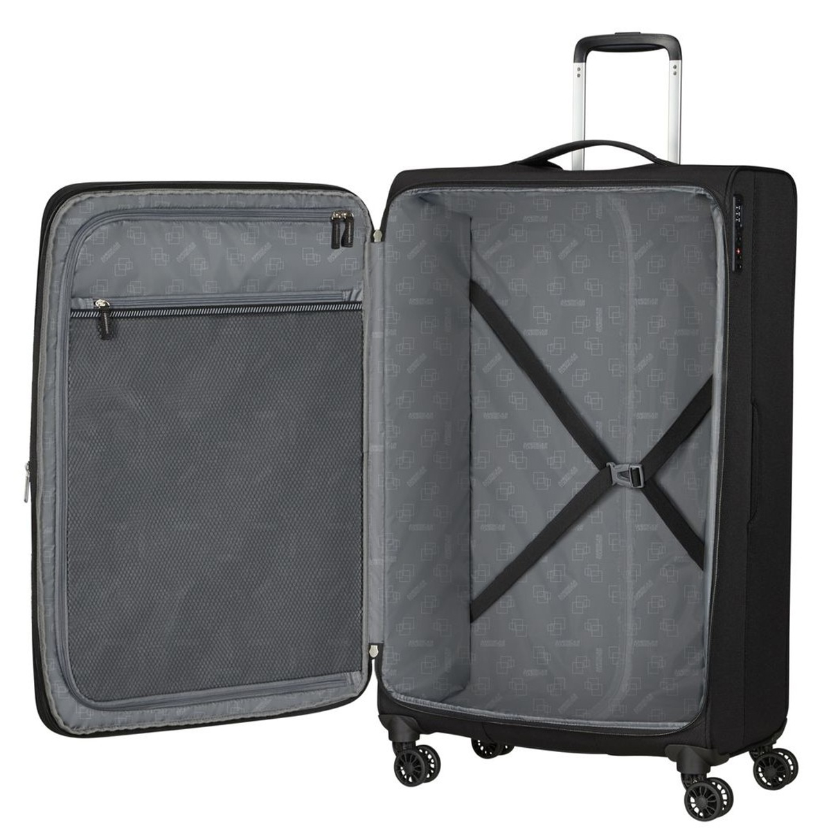 American Tourister Trolley Grande Aerospin Spinner Exp. 80 cm Black - 4 American Tourister Trolley Grande Aerospin Spinner Exp. 80 cm Black - 4