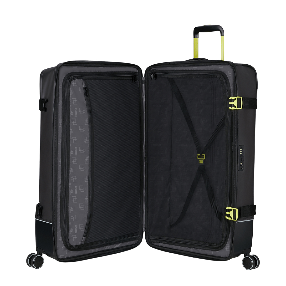 American Tourister Trolley Grande Urban Track 79 cm Black Lime - 3 American Tourister Trolley Grande Urban Track 79 cm Black Lime - 3