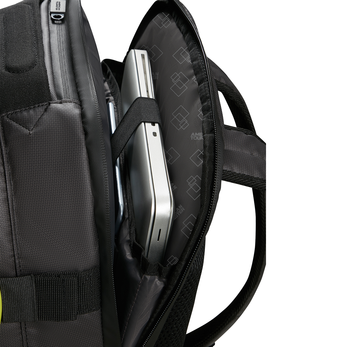American Tourister Zaino Porta PC Urban Track 15.6'' Black Lime - 6 American Tourister Zaino Porta PC Urban Track 15.6'' Black Lime - 6