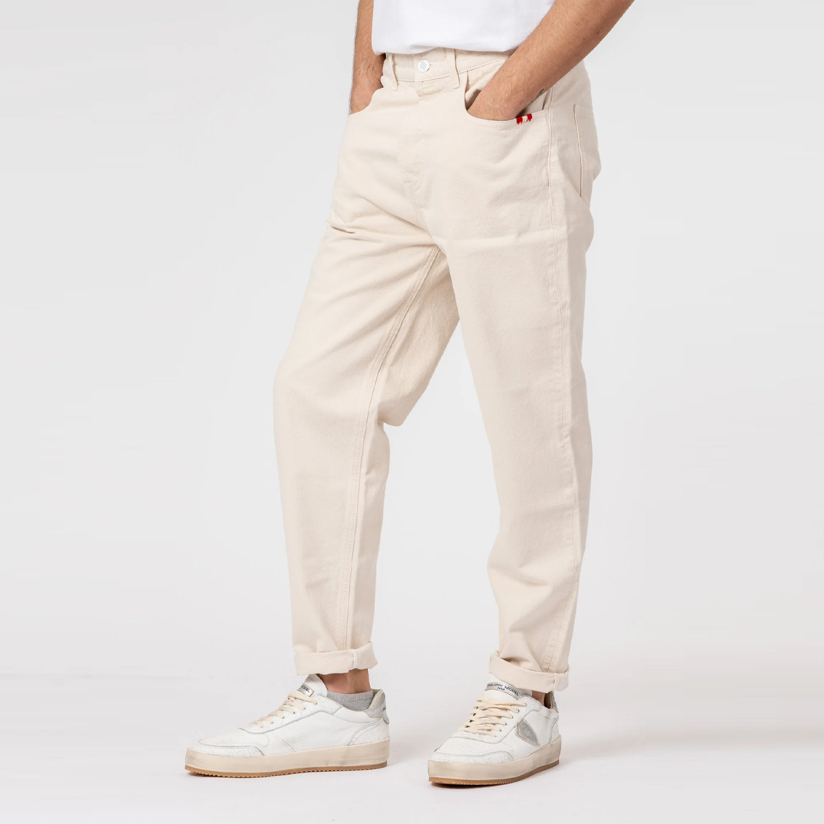 Amish Jeans Jeremiah Off White - 2 Amish Jeans Jeremiah Off White - 2