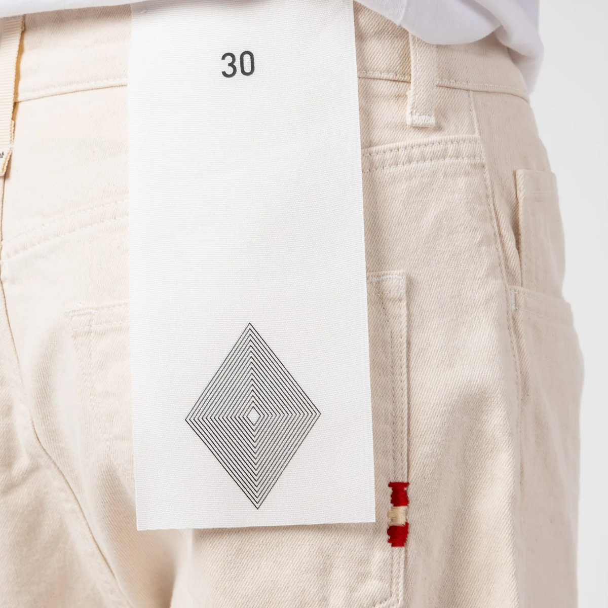 Amish Jeans Jeremiah Off White - 4 Amish Jeans Jeremiah Off White - 4