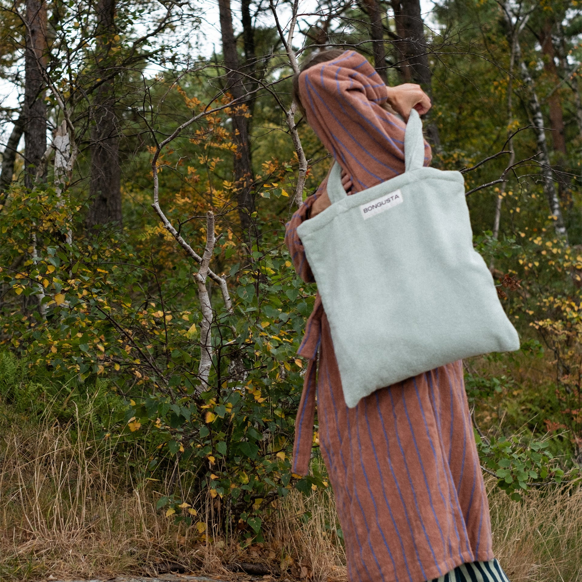 BON Tote Bag Naram Silver Sage - 2 BON Tote Bag Naram Silver Sage - 2
