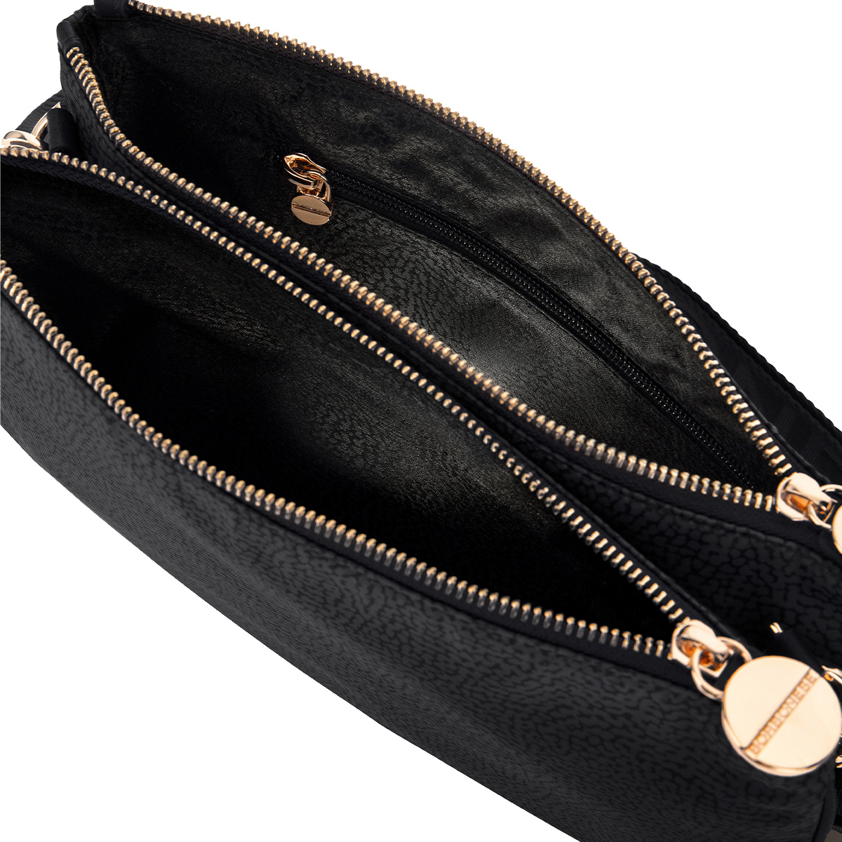 Borbonese Tracollina in Nylon Riciclato Dark Black - 5 Borbonese Tracollina in Nylon Riciclato Dark Black - 5