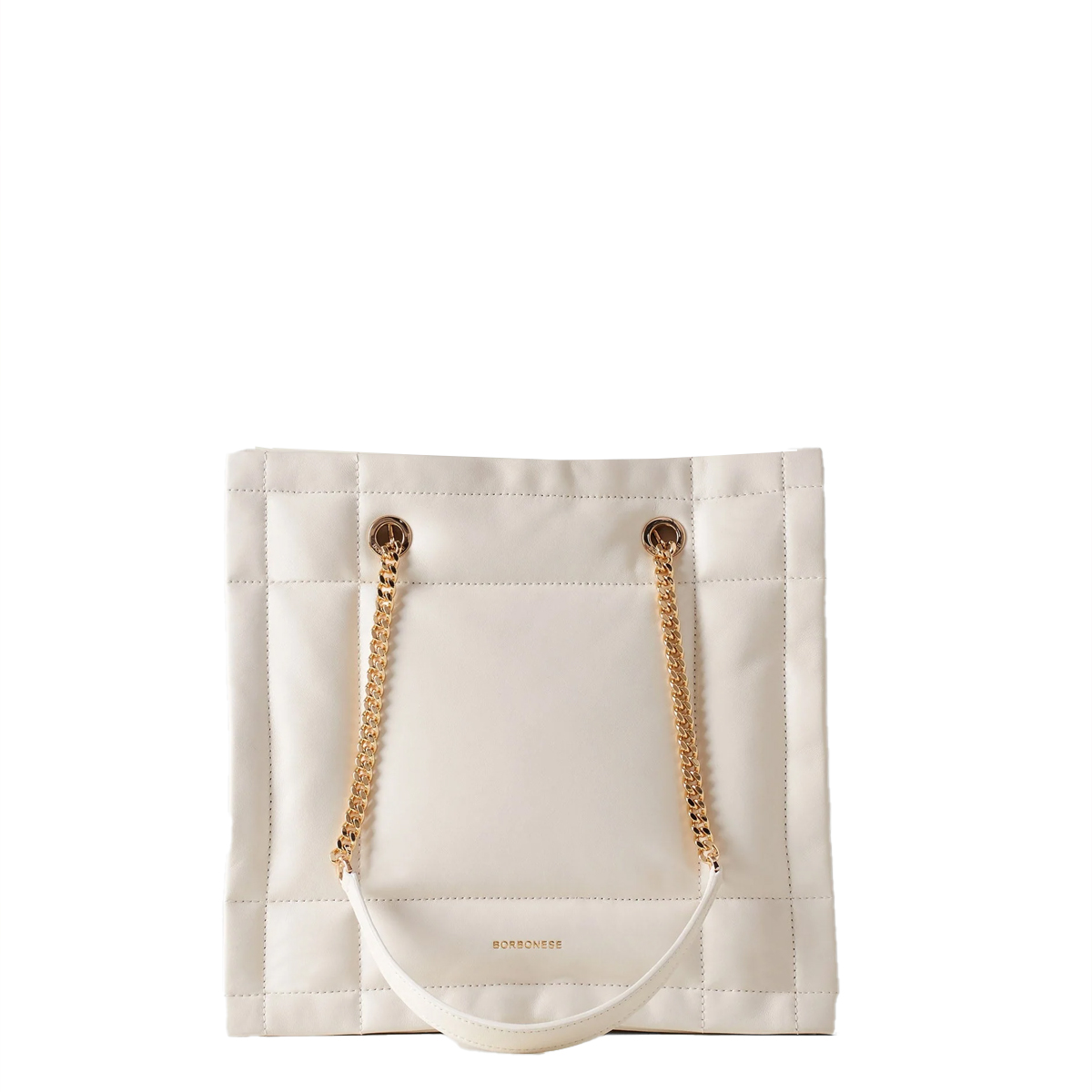 Borbonese Borsa a spalla Reverse Medium Chantilly Cream - 3 Borbonese Borsa a spalla Reverse Medium Chantilly Cream - 3
