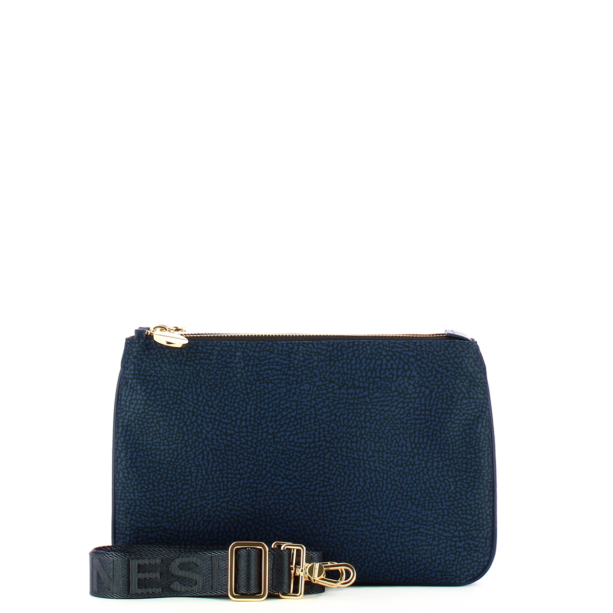 Borbonese Tracollina in Nylon Riciclato Blu - 4 Borbonese Tracollina in Nylon Riciclato Blu - 4