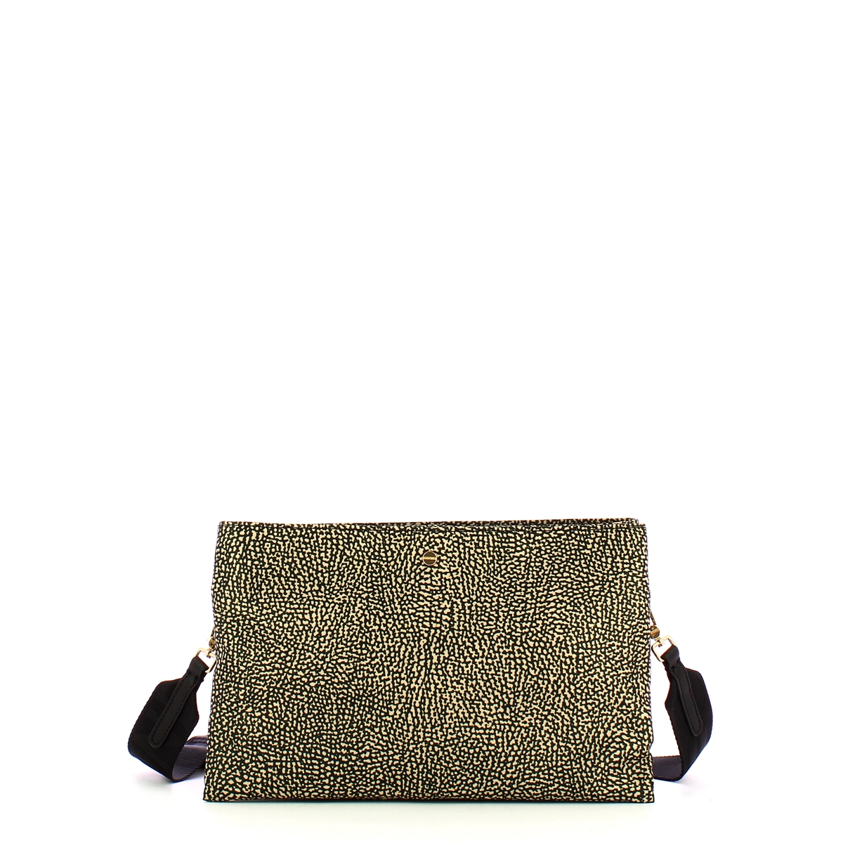 Borbonese Borsa a tracolla Small Op Naturale Nero - 1 Borbonese Borsa a tracolla Small Op Naturale Nero - 1