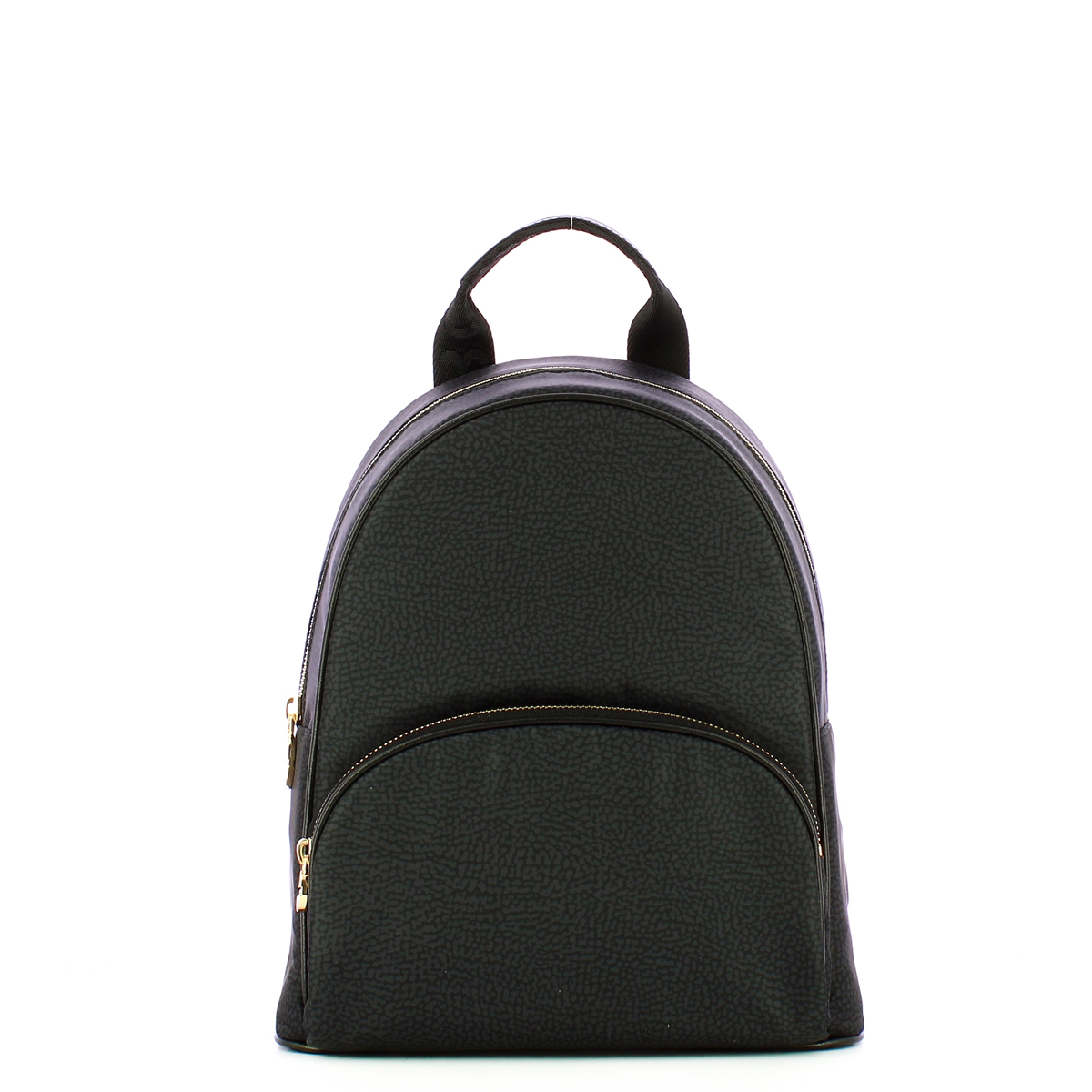 Borbonese Zaino Medium Dark Black - 1 Borbonese Zaino Medium Dark Black - 1