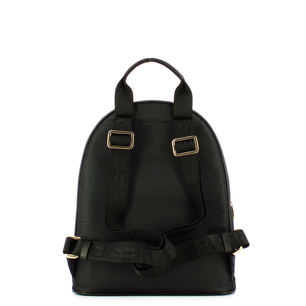 Borbonese Zaino Medium Dark Black - 3 Borbonese Zaino Medium Dark Black - 3