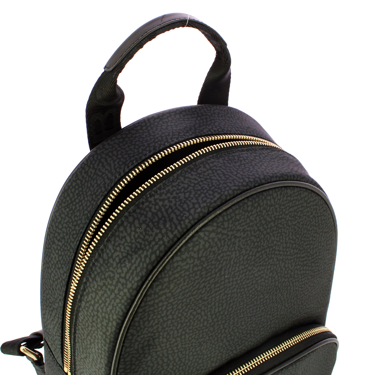 Borbonese Zaino Medium Dark Black - 4 Borbonese Zaino Medium Dark Black - 4
