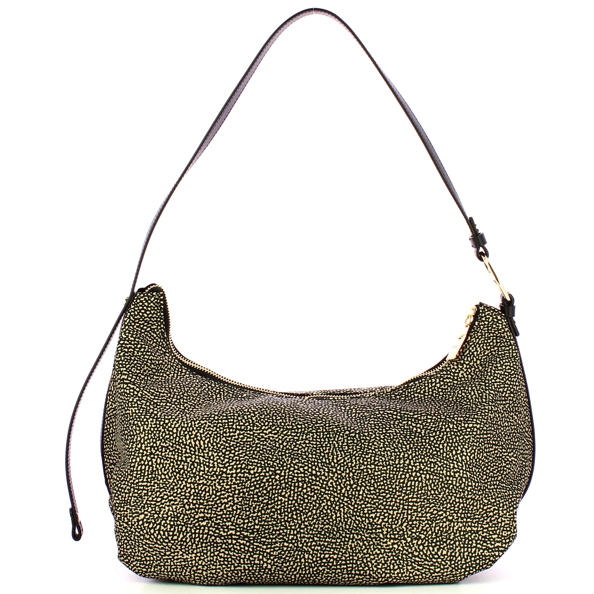 Borbonese Hobo Medium OP Naturale Nero - 3