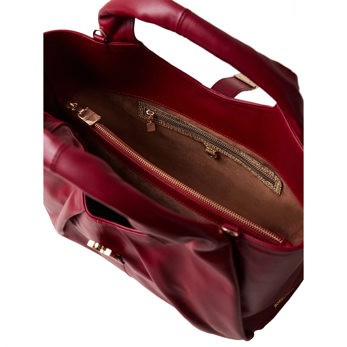 Borbonese Borsa a mano Cortina Medium Borgogna - 5