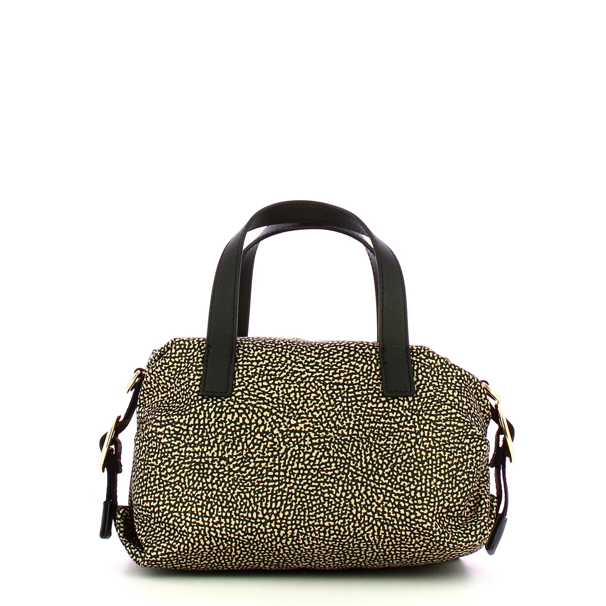 Borbonese Bauletto Mini OP Naturale Nero - 3