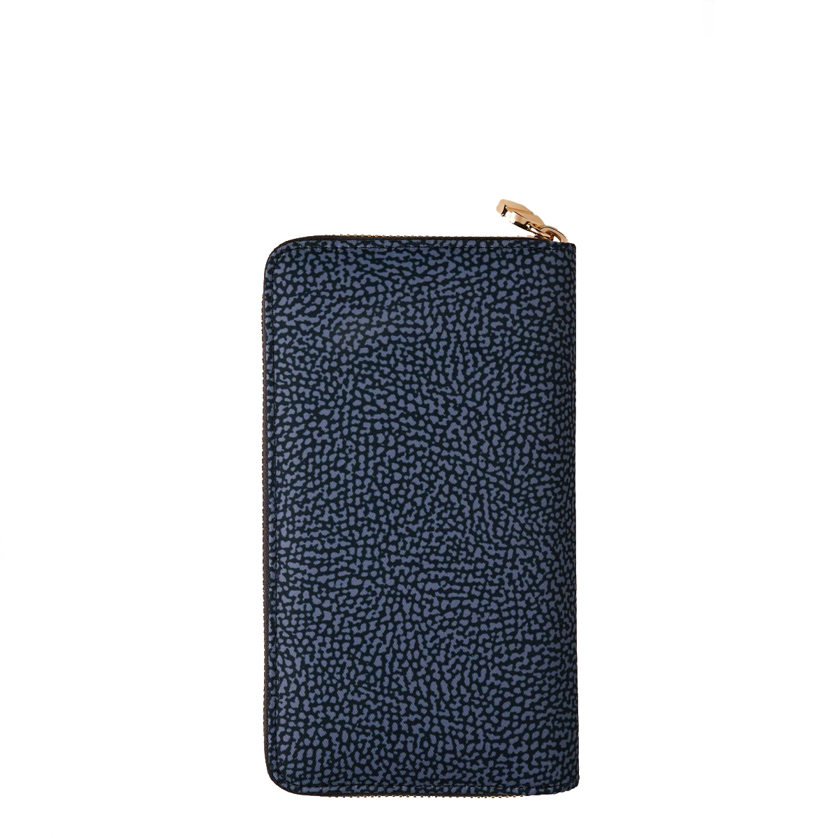 Borbonese Denim Zip Around Large Wallet with RFID made of Recycled Nylon - 3