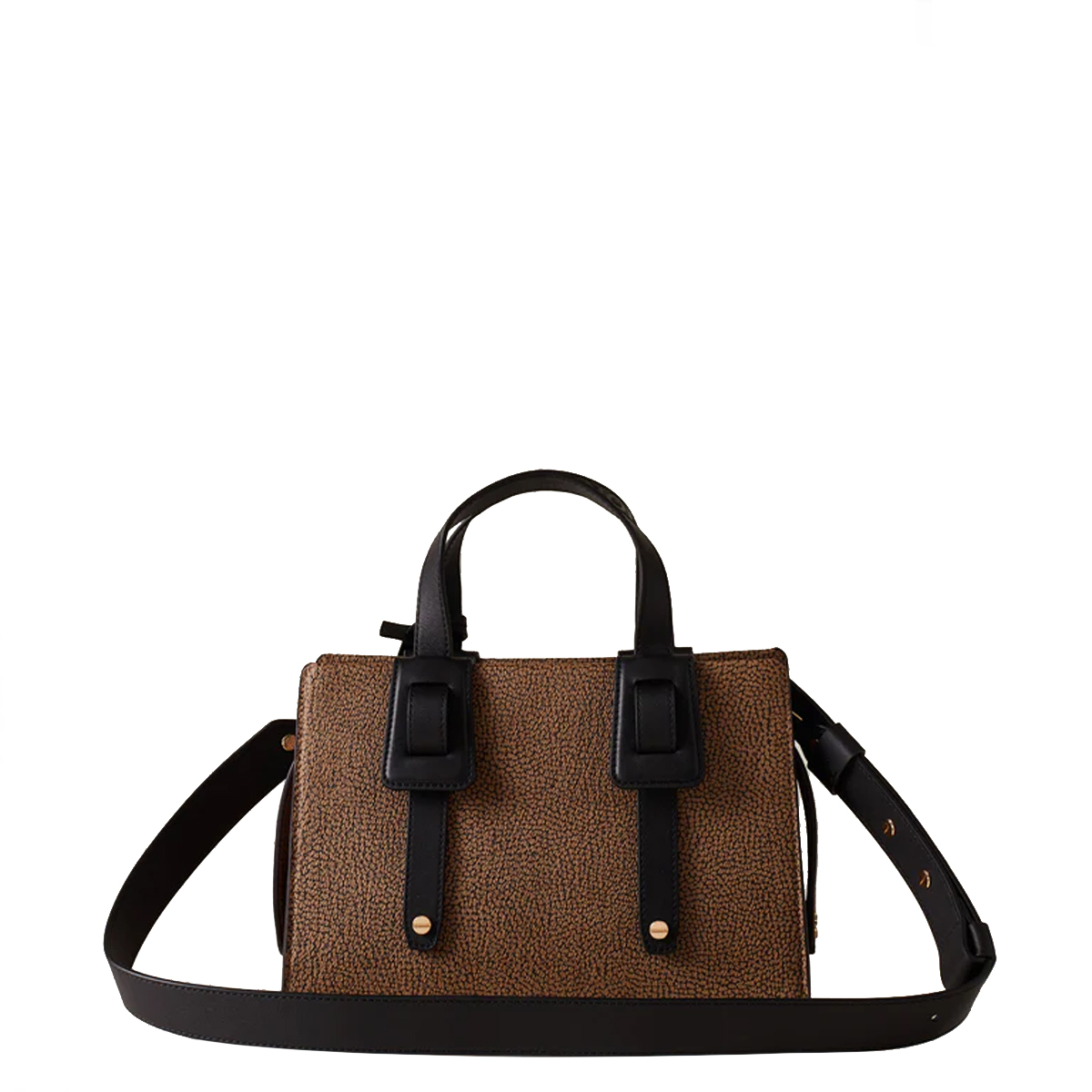 Borbonese Bauletto Déjeuner Bauletto Small OP Naturale Nero - 4
