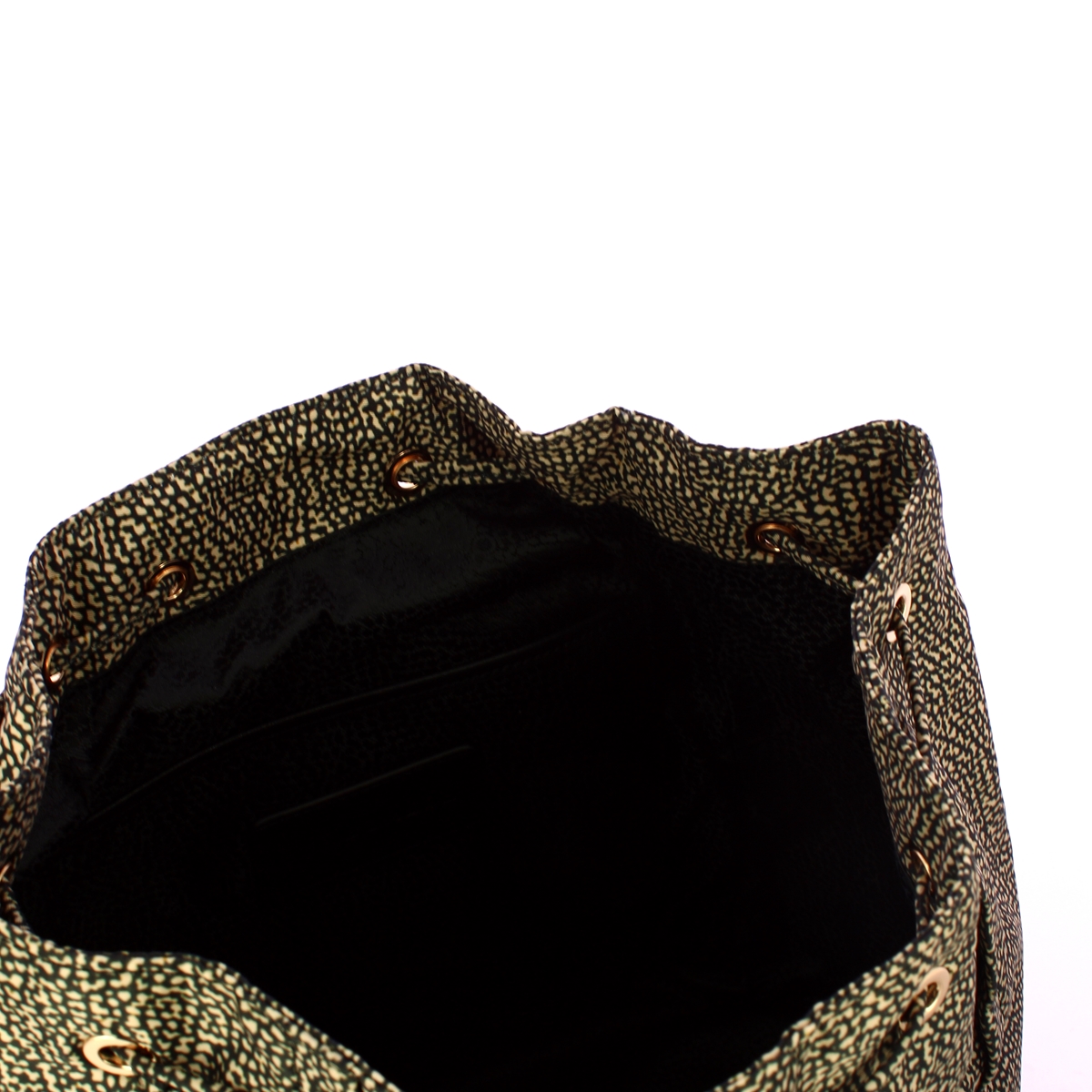 Borbonese Zaino Medium OP Naturale Nero - 4