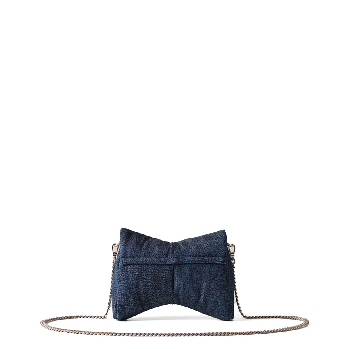 Borbonese Mini Borsa a tracolla Denim Legacy Blu - 3 Borbonese Mini Borsa a tracolla Denim Legacy Blu - 3