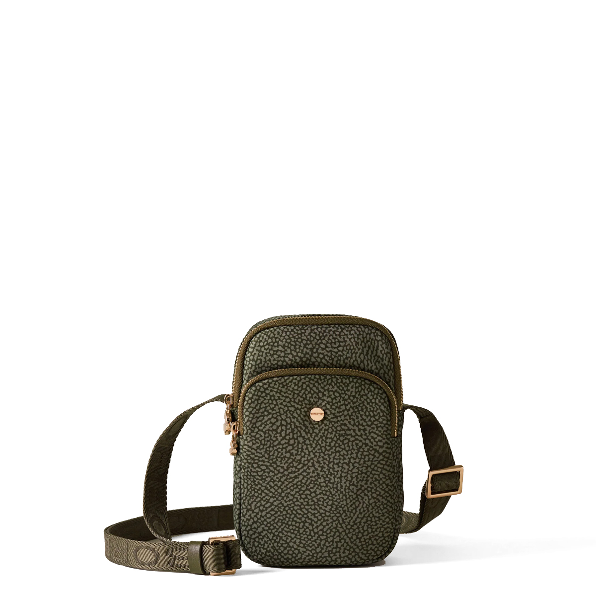 Borbonese Mini tracollina Verde Militare - 1