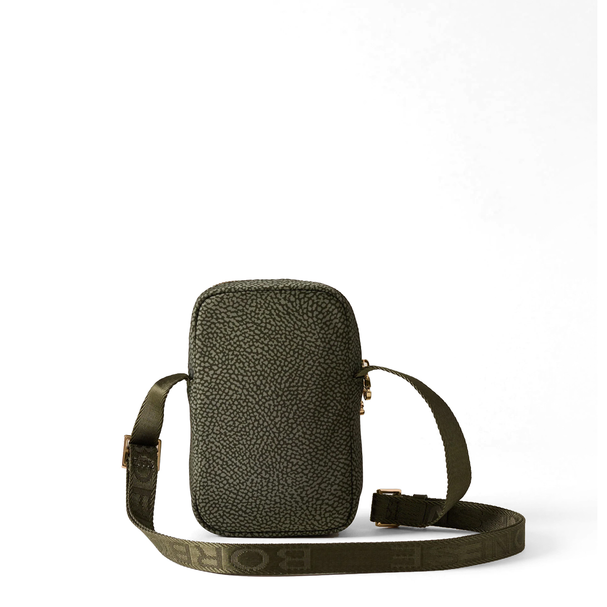 Borbonese Mini tracollina Verde Militare - 3