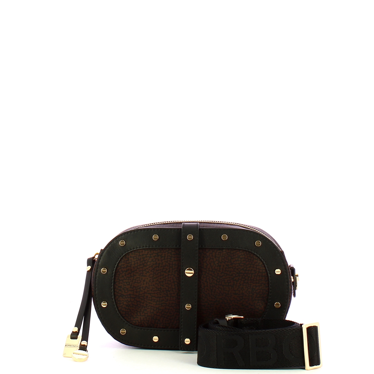 Borbonese Camera Case con borchiette Testa Moro Nero - 4 Borbonese Camera Case con borchiette Testa Moro Nero - 4