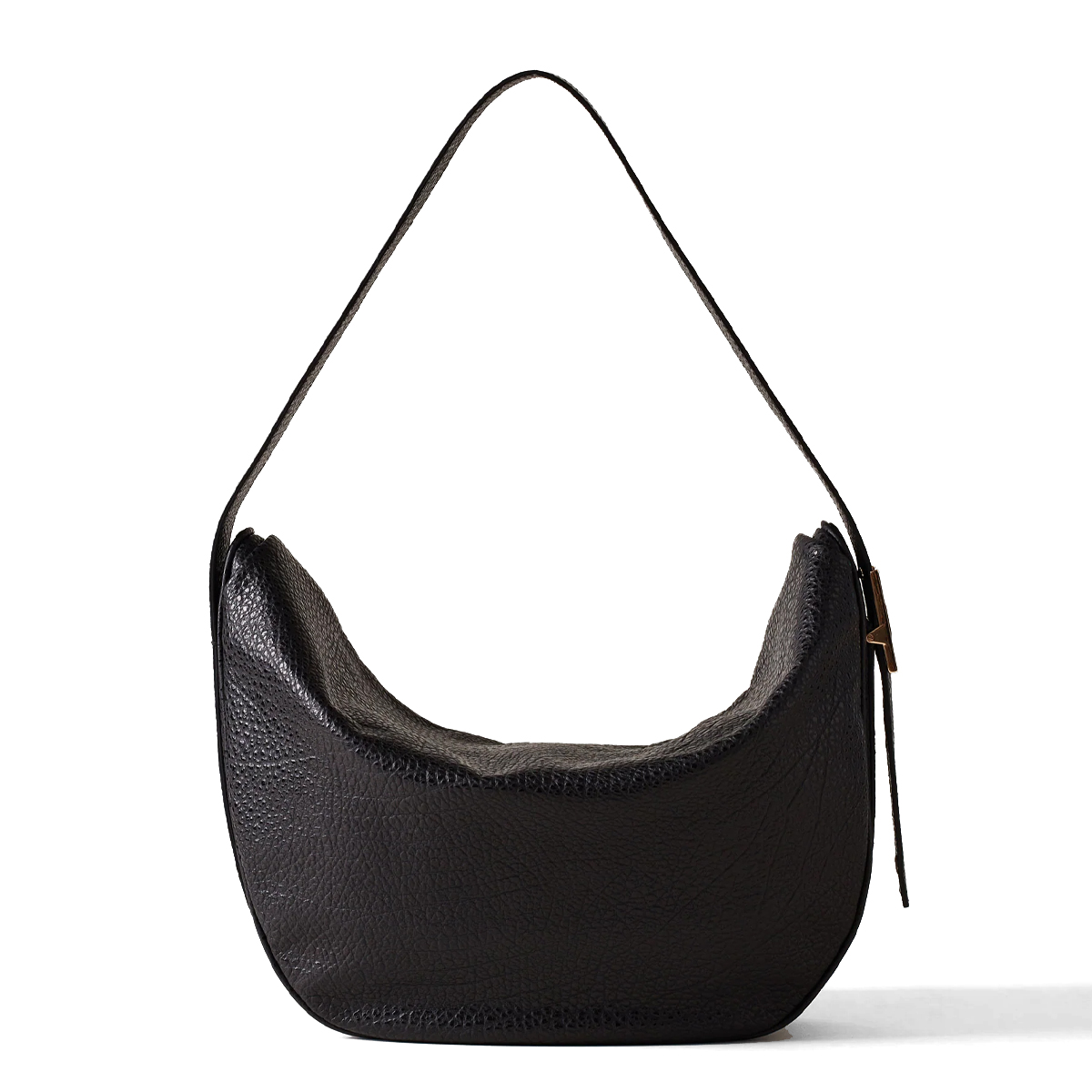 Borbonese Hobo Bag Nueve Medium in pelle Nero - 3 Borbonese Hobo Bag Nueve Medium in pelle Nero - 3