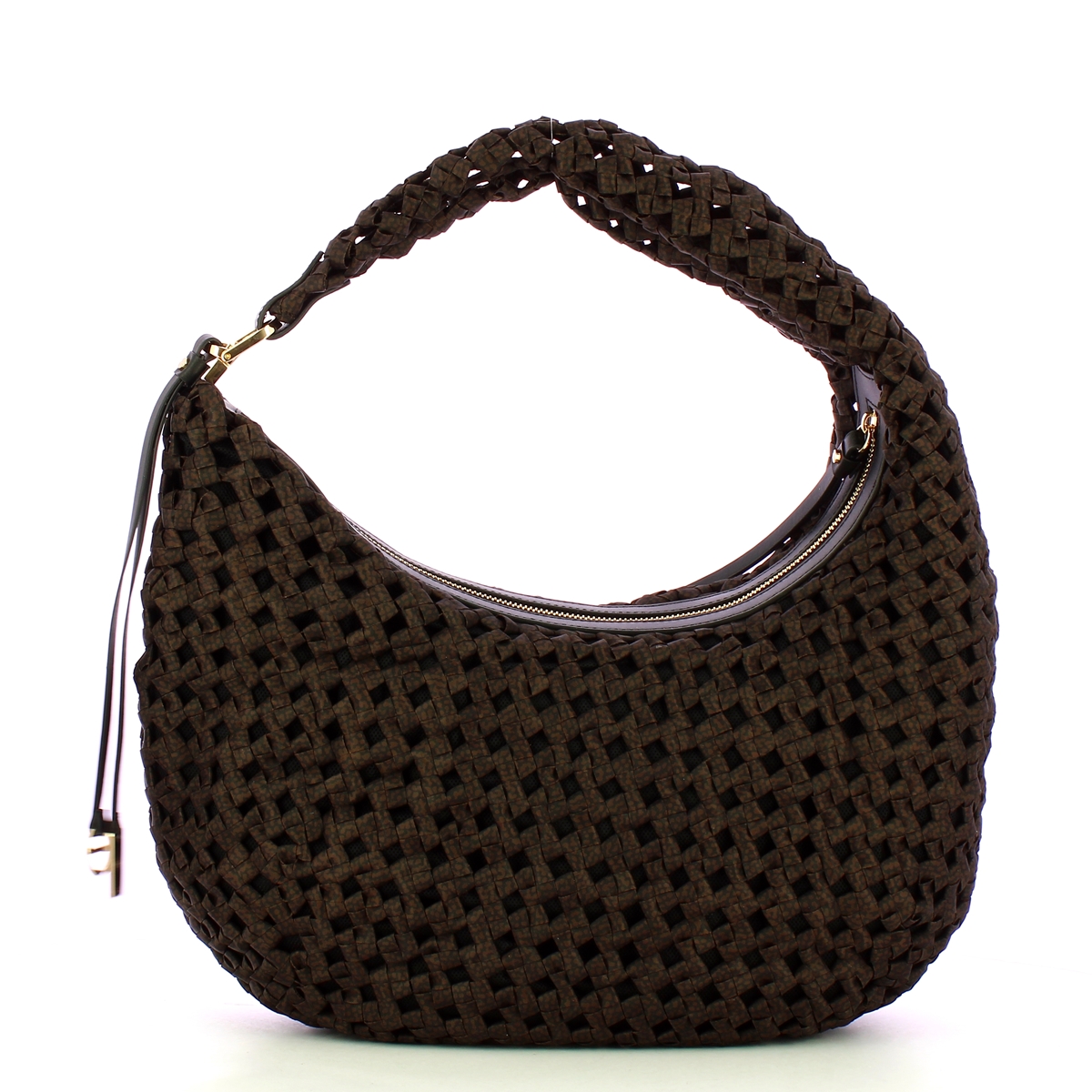Borbonese Hobo Bag La Nido Medium Testa Moro Nero - 3 Borbonese Hobo Bag La Nido Medium Testa Moro Nero - 3