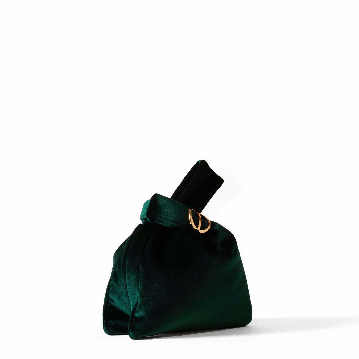 Borbonese Borsa a mano Twinnie Small in velluto Alloro - 2 Borbonese Borsa a mano Twinnie Small in velluto Alloro - 2