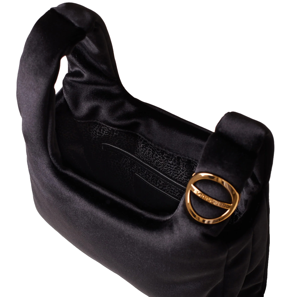 Borbonese Borsa a mano Twinnie Small in velluto Nero - 5