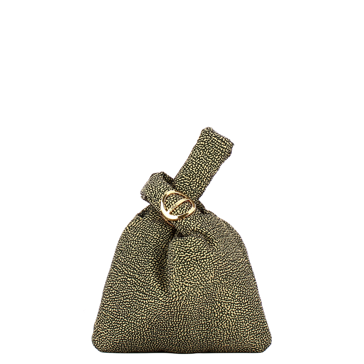 Borbonese Borsa a mano Twinnie Small OP Naturale Nero - 1 Borbonese Borsa a mano Twinnie Small OP Naturale Nero - 1
