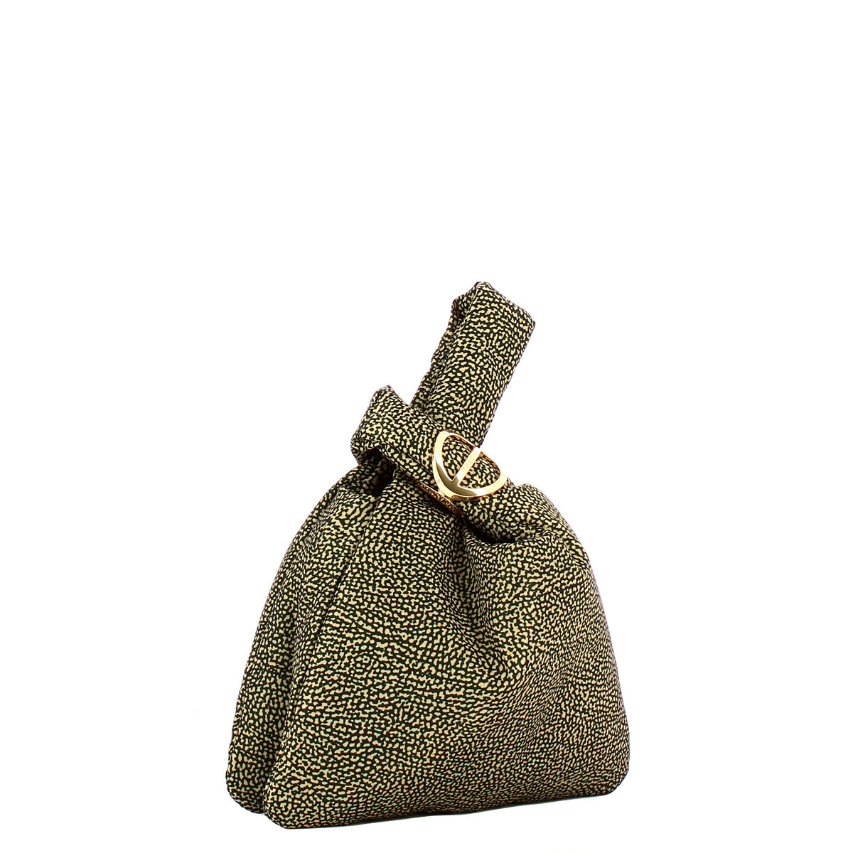 Borbonese Borsa a mano Twinnie Small OP Naturale Nero - 2 Borbonese Borsa a mano Twinnie Small OP Naturale Nero - 2