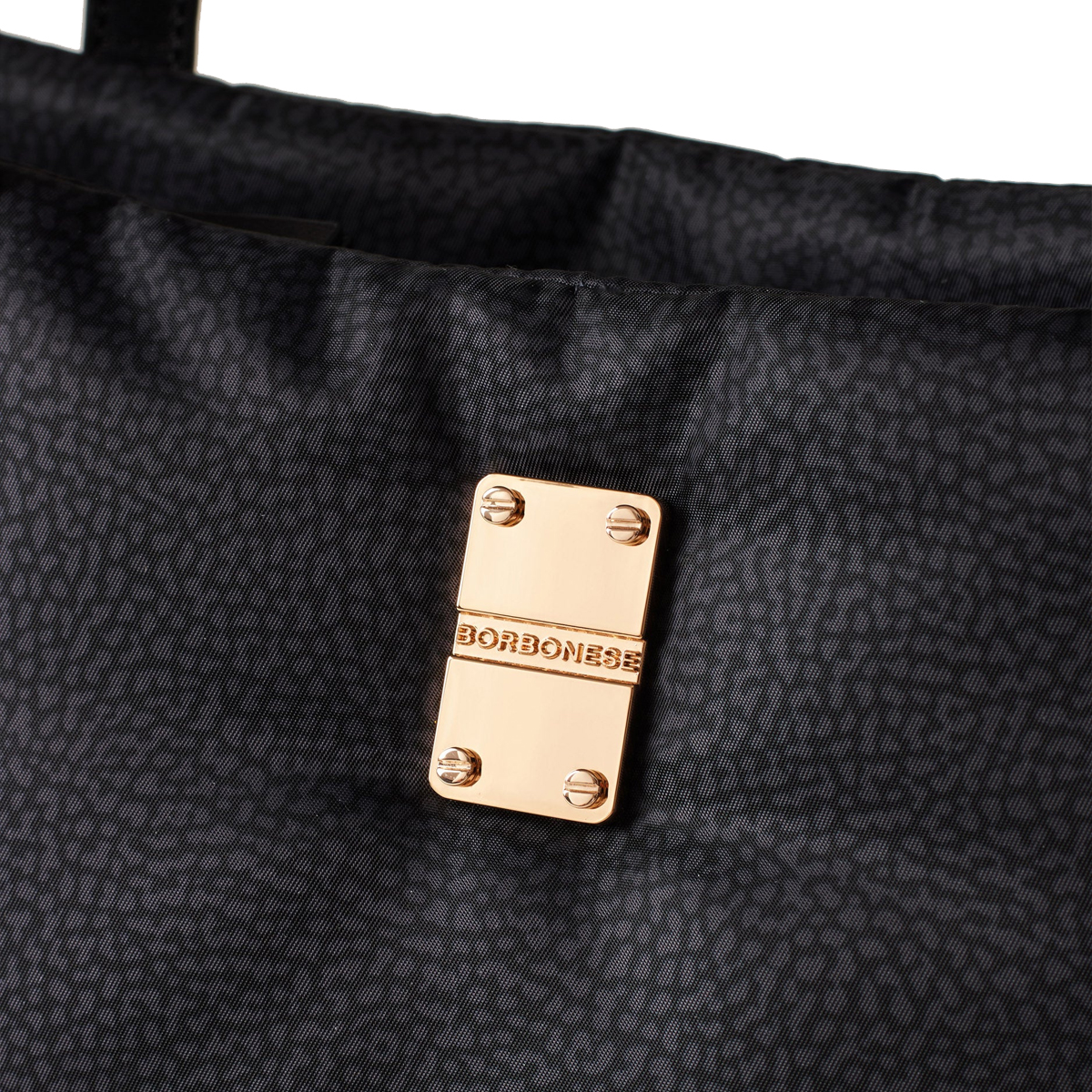 Borbonese Borsa a mano Cahier Medium Dark Black - 4