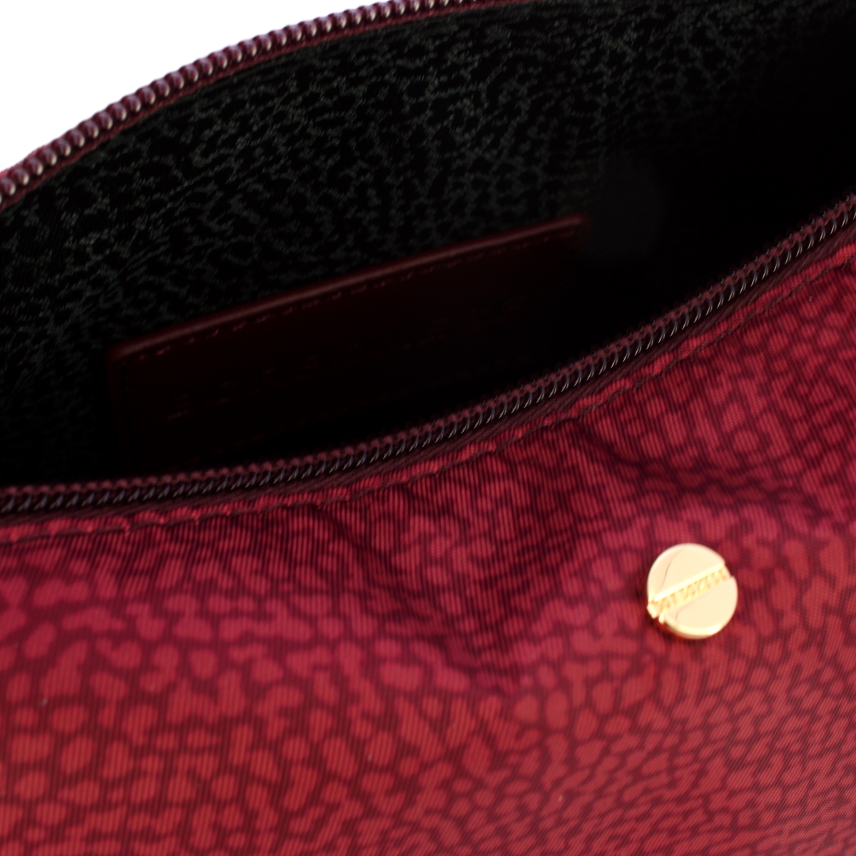 Borbonese Busta Medium in Nylon Riciclato Merlot - 4 Borbonese Busta Medium in Nylon Riciclato Merlot - 4