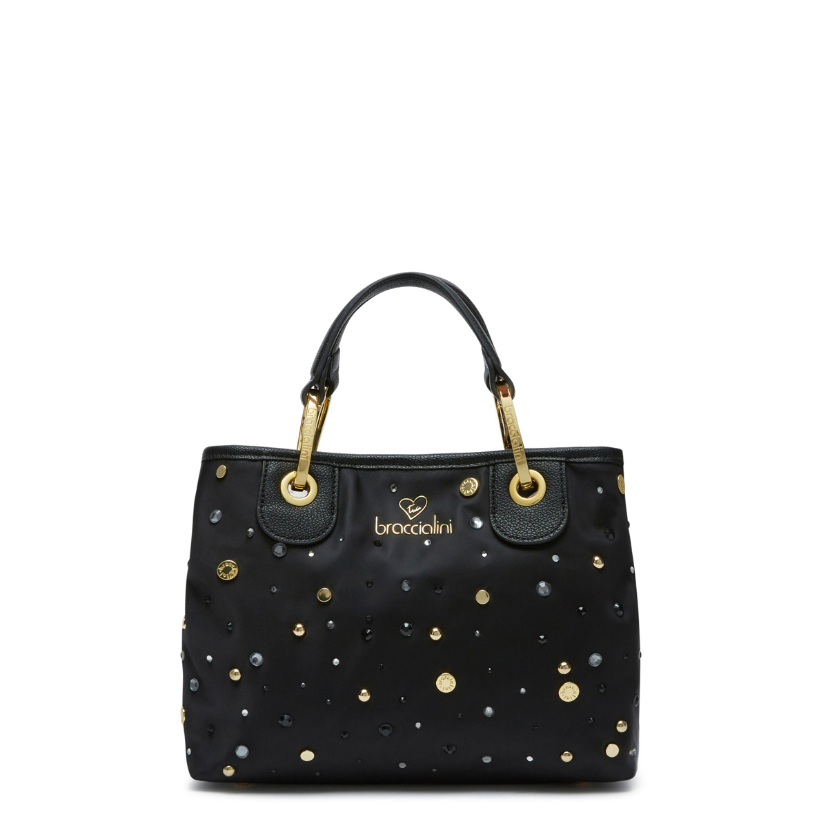 Braccialini Beth Strass small Nero Handbag - 1