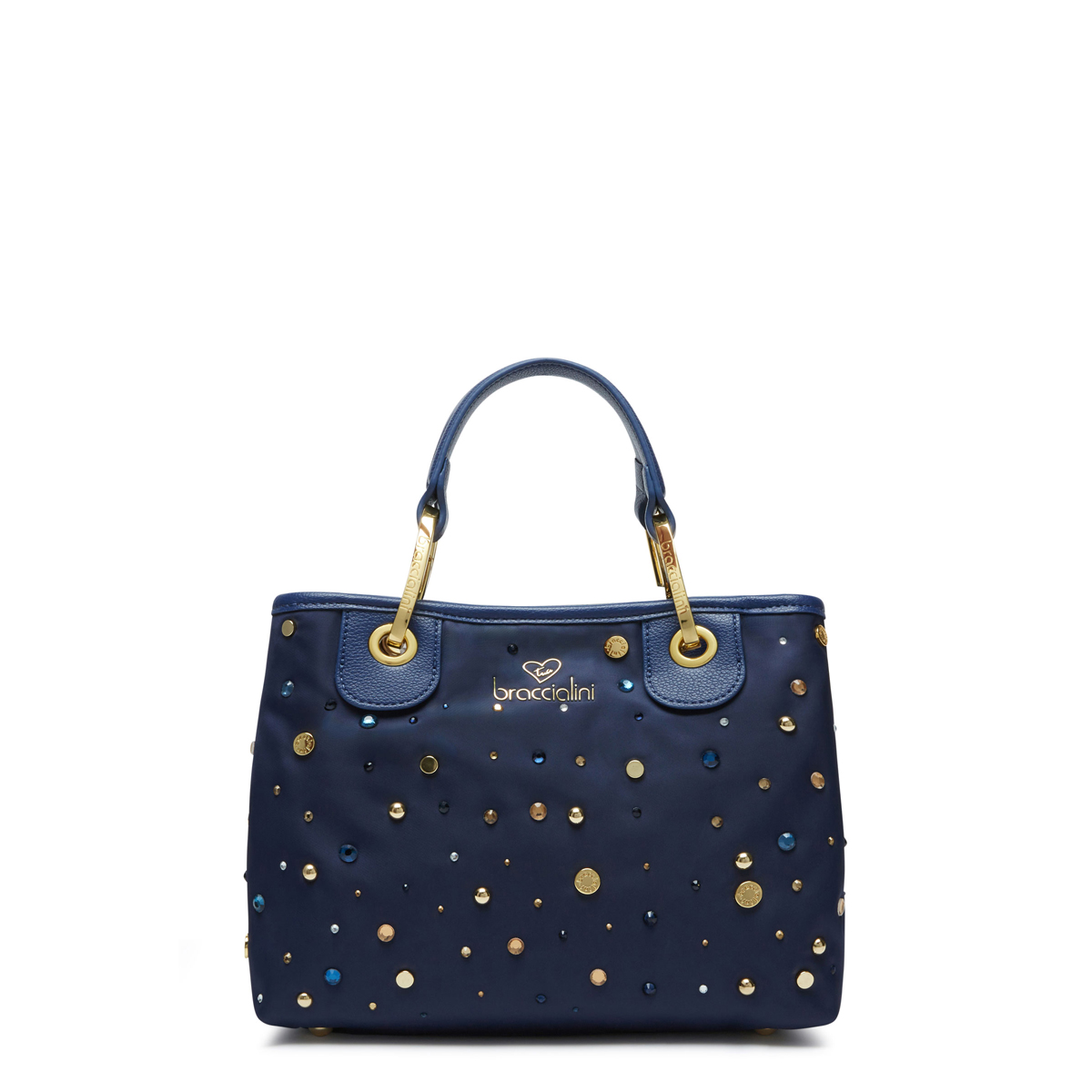 Braccialini Beth Strass small Blu Handbag - 1