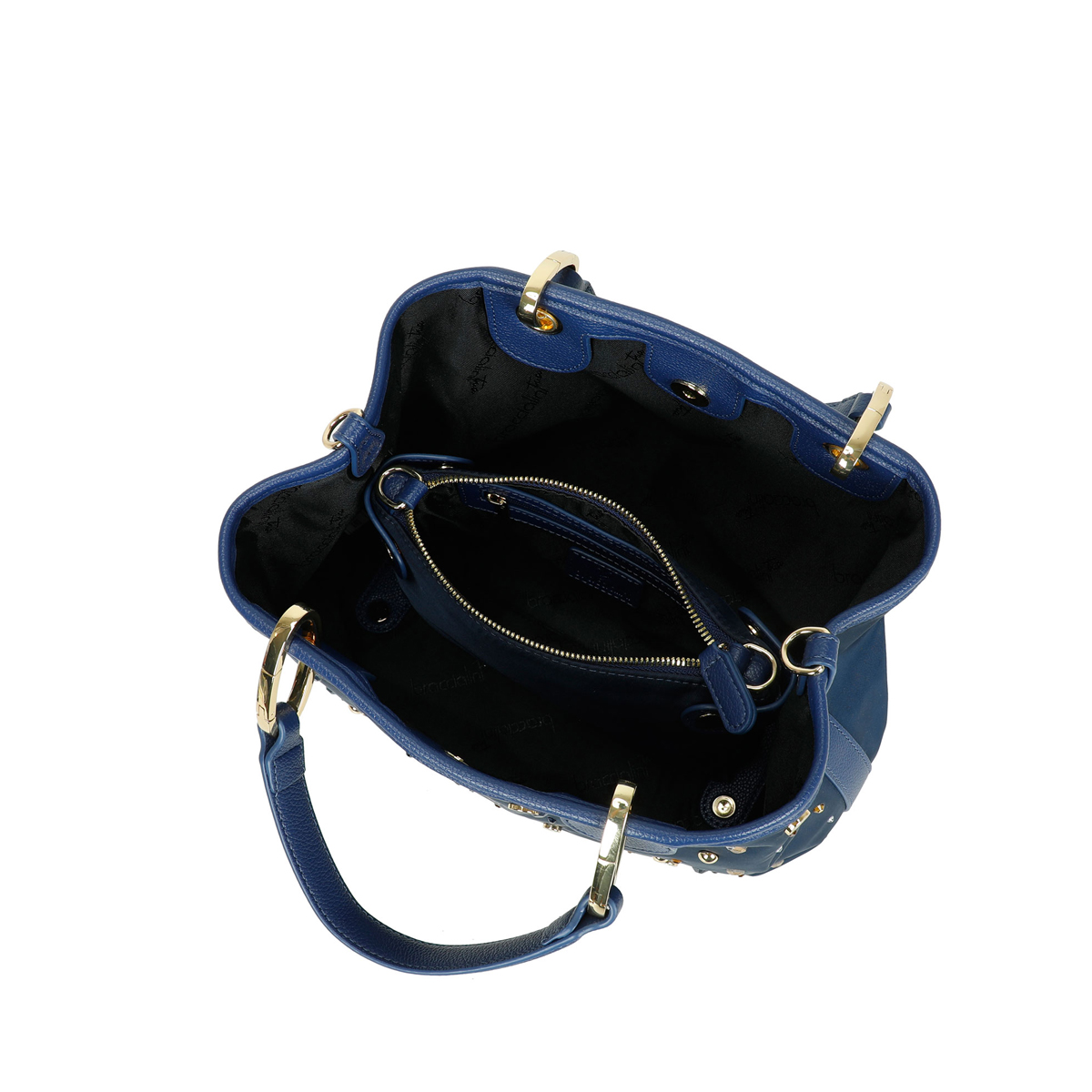 Braccialini Beth Strass small Blu Handbag - 4
