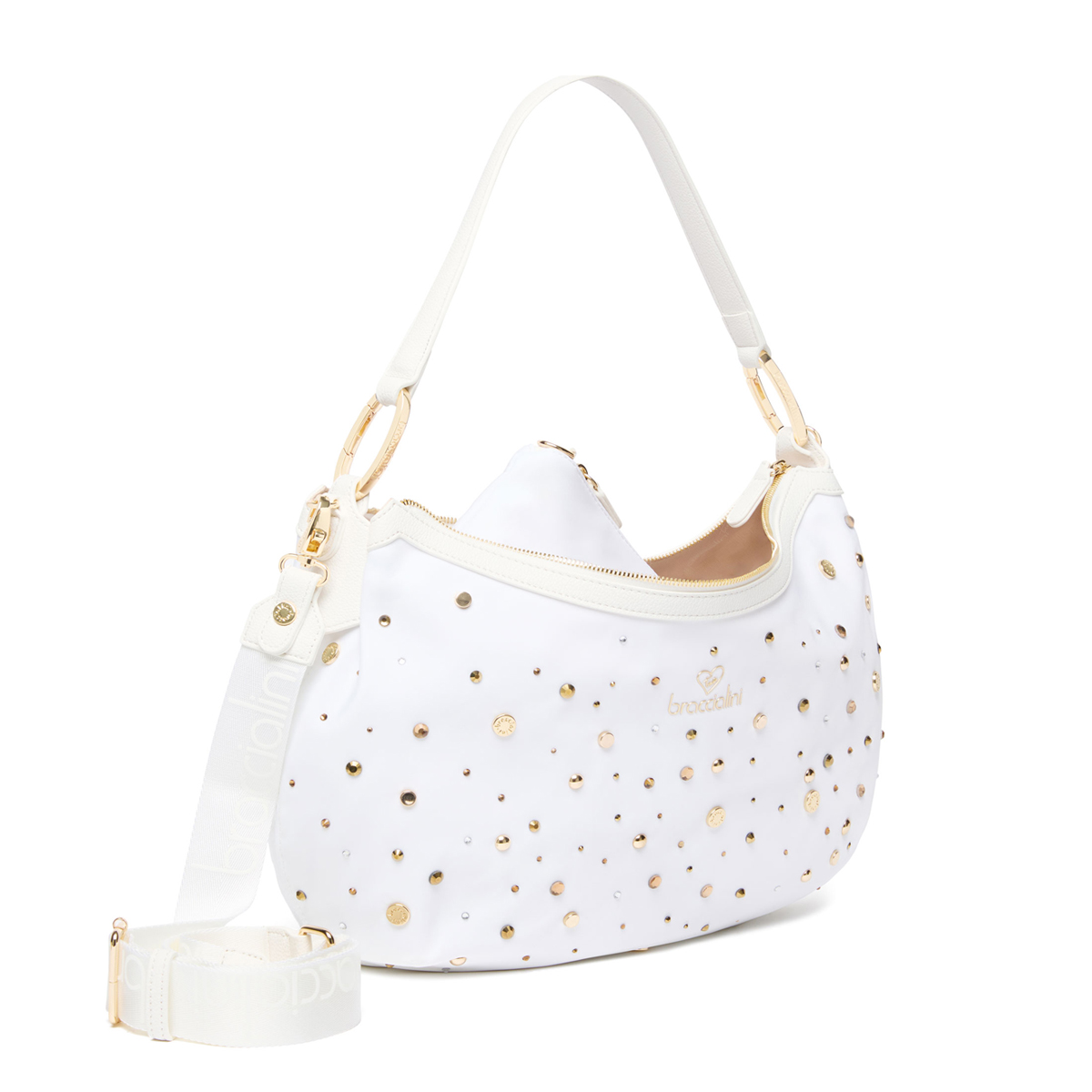 Braccialini Sottospalla Beth Strass Bianco - 3