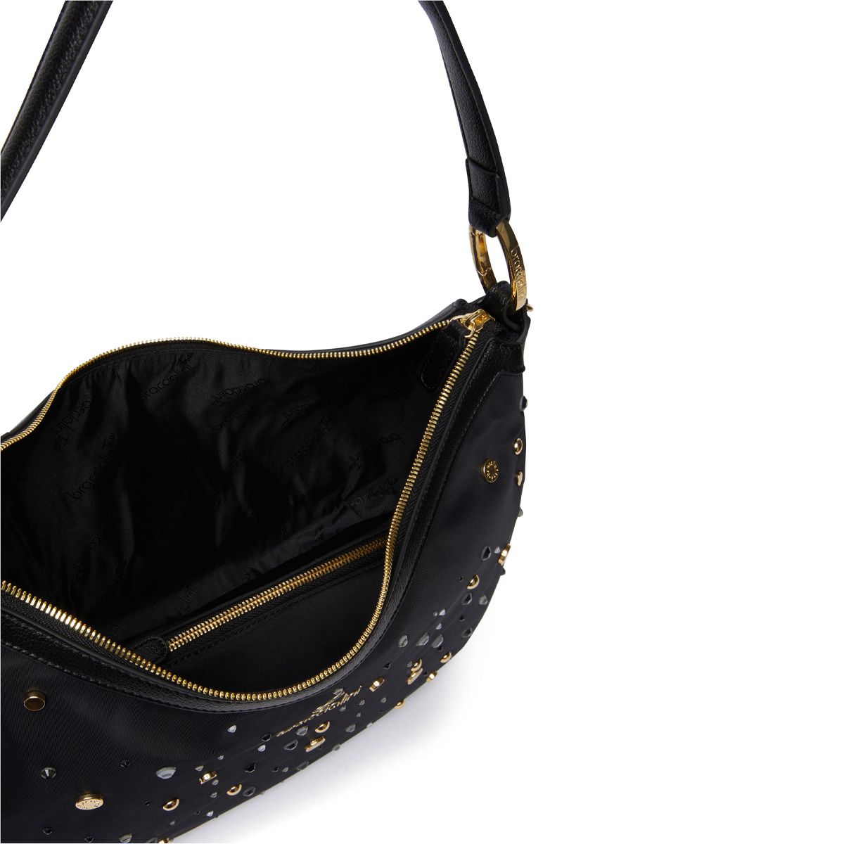 Braccialini Sottospalla Beth Strass Nero - 4 Braccialini Sottospalla Beth Strass Nero - 4