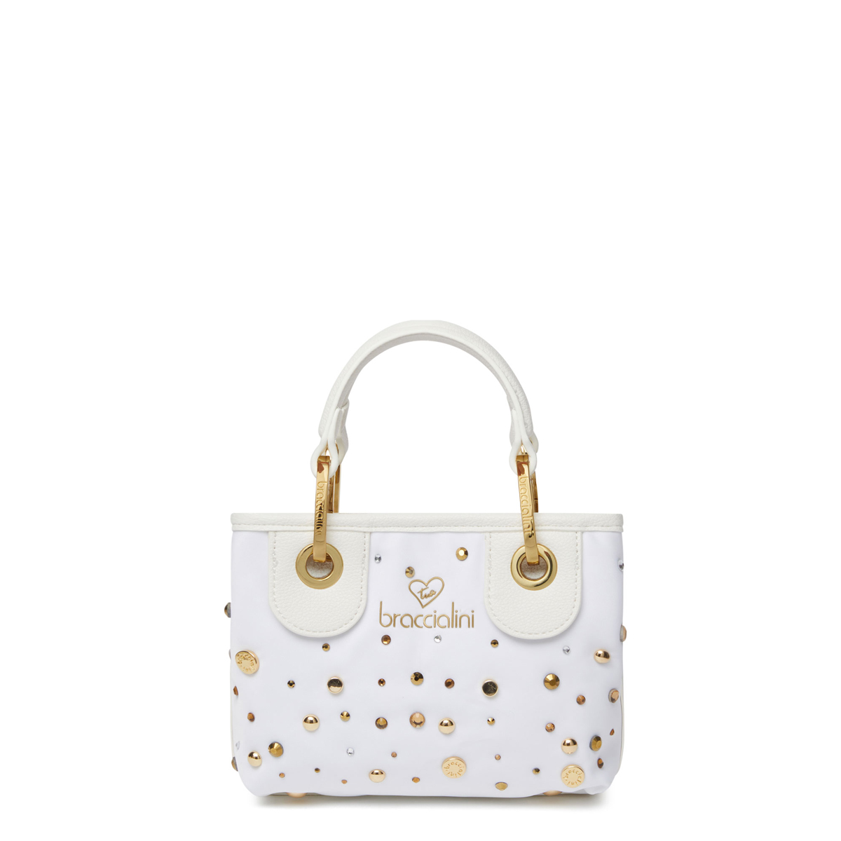 Braccialini Borsa a mano Bethe Strass Bianco - 1 Braccialini Borsa a mano Bethe Strass Bianco - 1