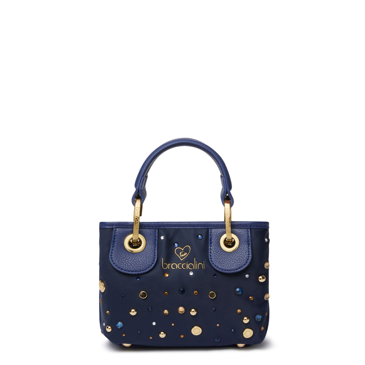 Braccialini Borsa a mano Beth Strass Blu - 1 Braccialini Borsa a mano Beth Strass Blu - 1