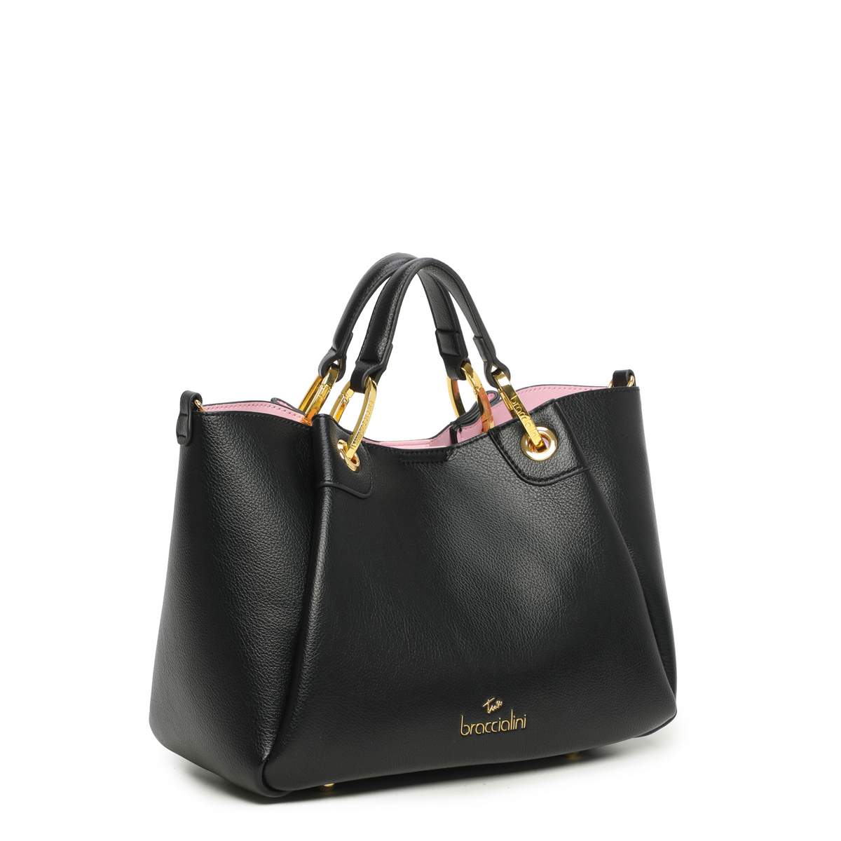 Braccialini Borsa a mano Amy media Nero - 4