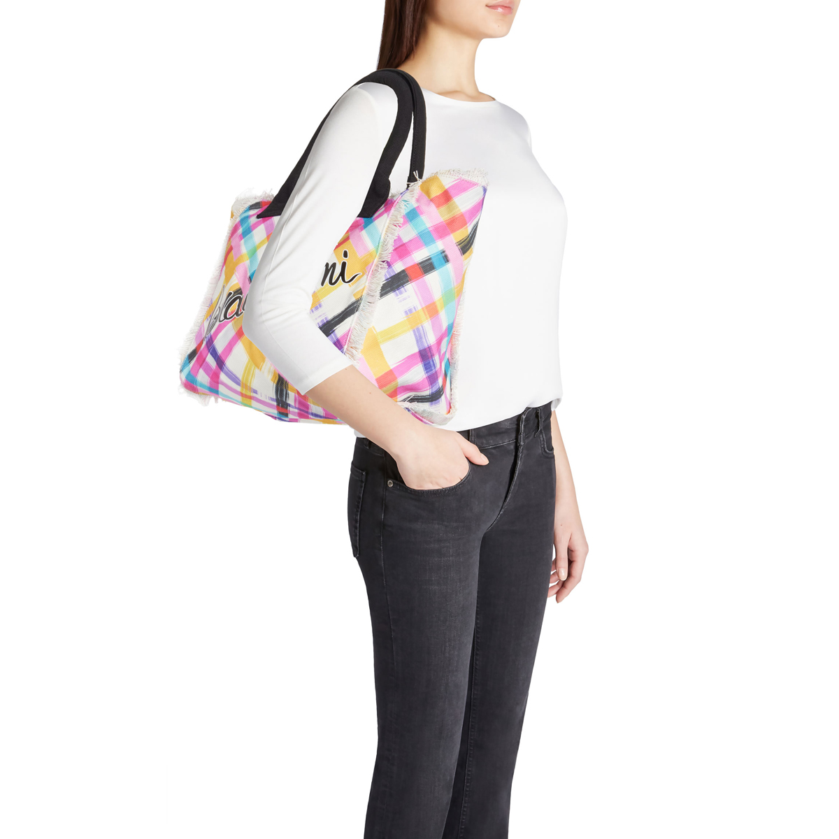 Braccialini Shopper Summer Tartan - 5