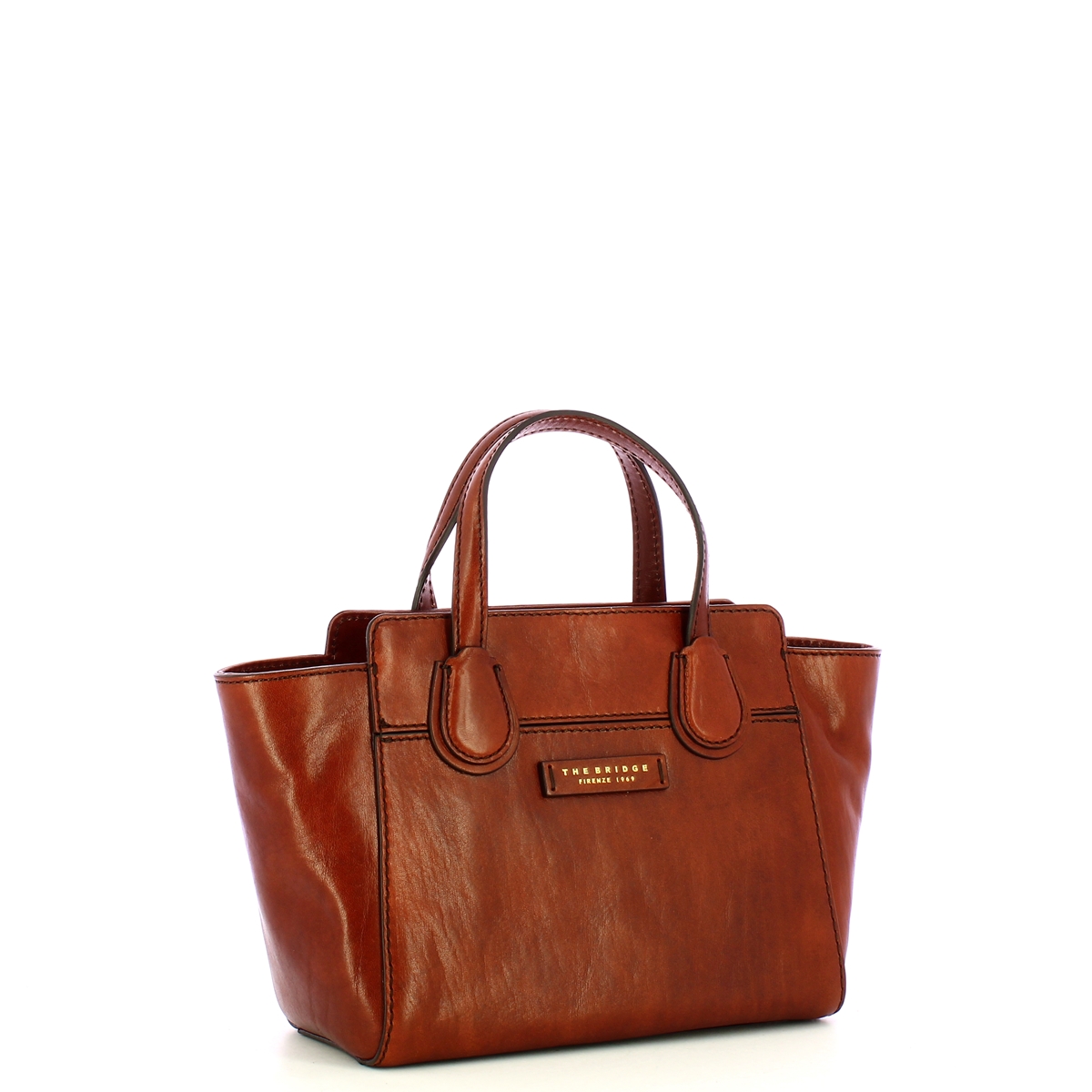 The Bridge Elettra Marrone Oro Handbag - 2