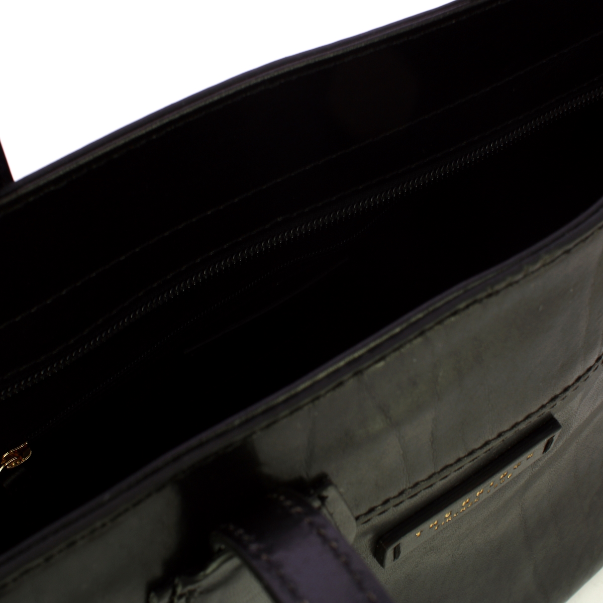 The Bridge Elettra Nero Oro Shopping Bag - 4