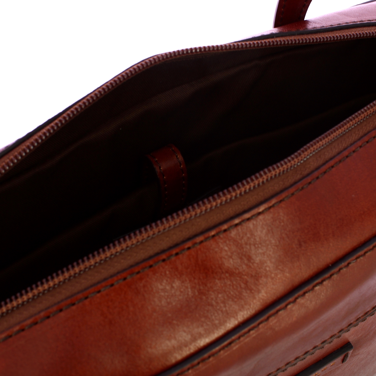 The Bridge Elettra Marrone Oro Laptop Briefcase - 5